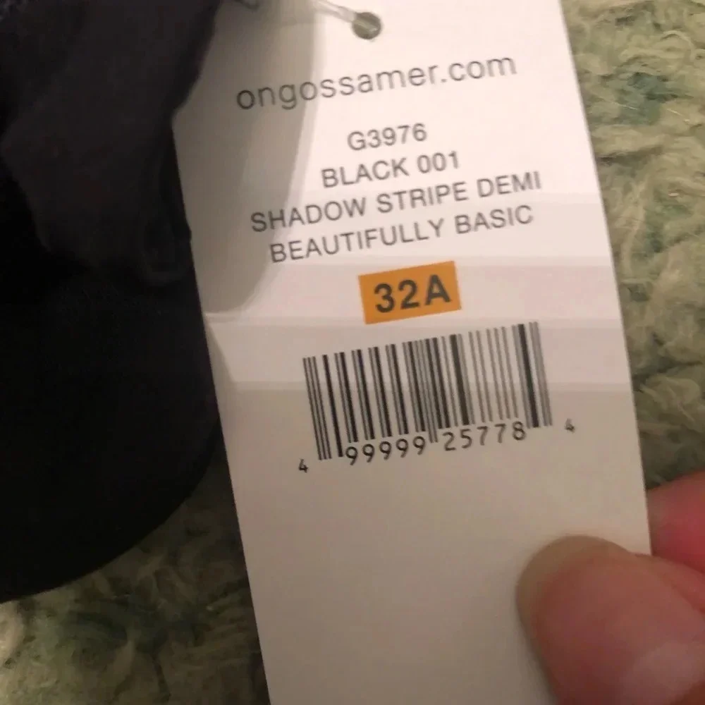 NWT ON GOSSAMER DEMI BRA
